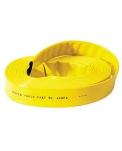 Yellow PVC Lay Flat Hose 6 Bar